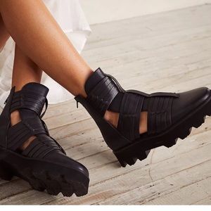 Free People Hydra Huarache Lug Boots